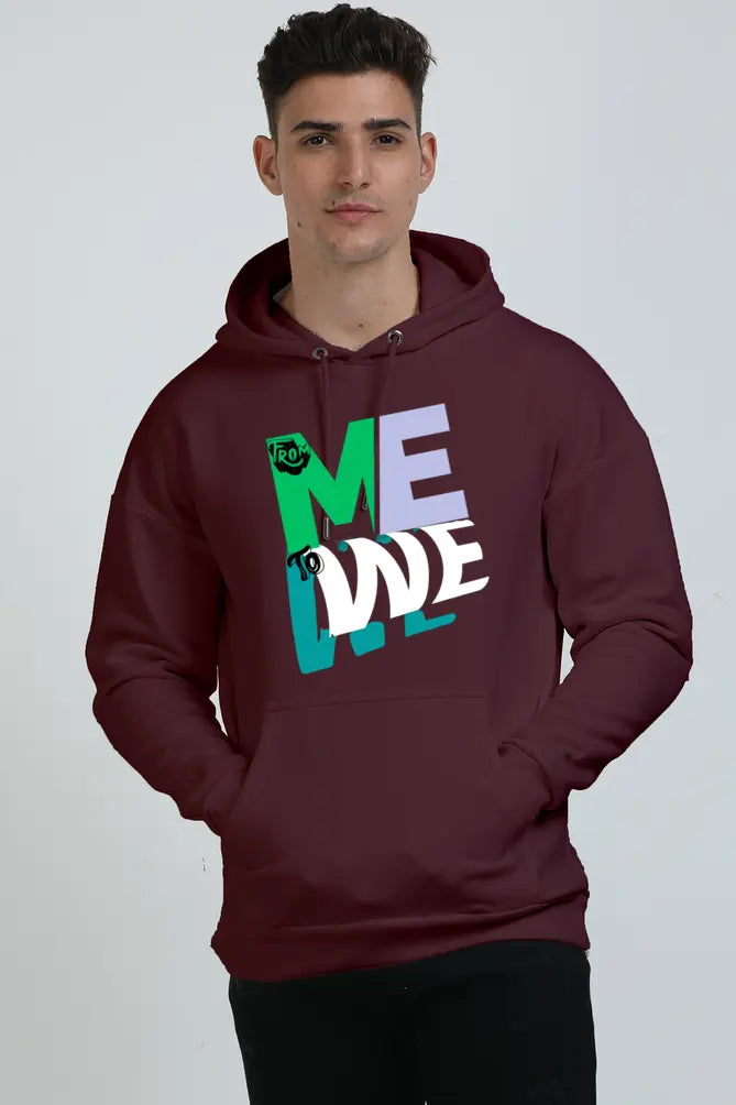 Non AOP Men UnityWear Oversized Hooded Sweatshirt Whozbrand