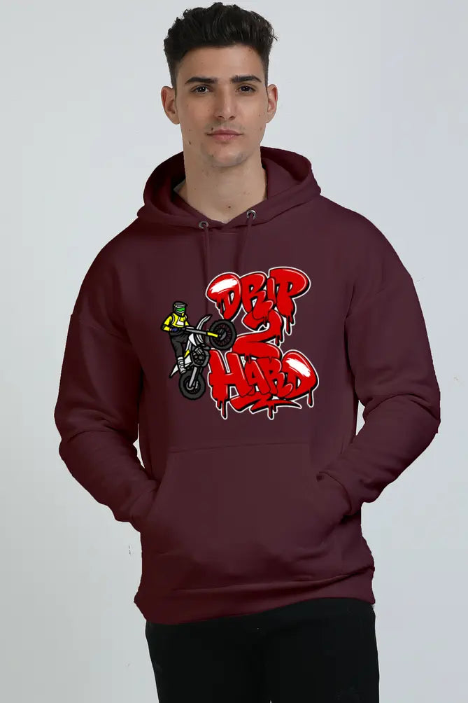 Non AOP Men DripLegend Oversized Hooded Sweatshirt Whozbrand