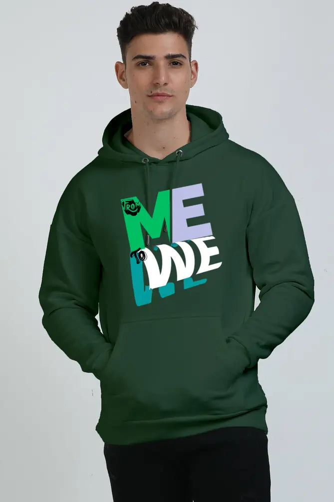 Non AOP Men UnityWear Oversized Hooded Sweatshirt Whozbrand