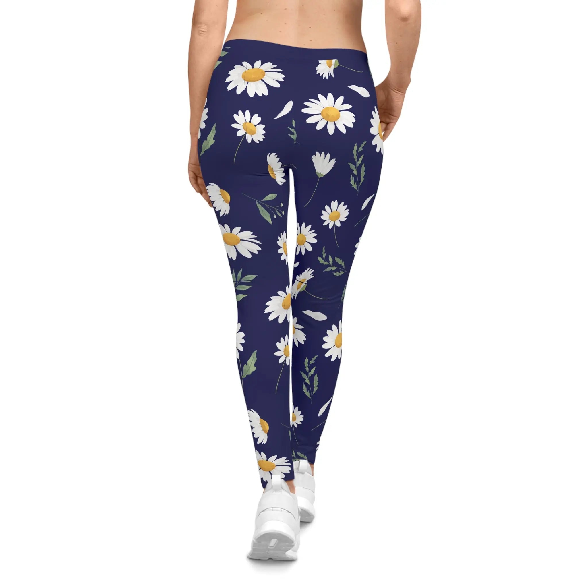 AOP Women BlueBloom Leggings Whozbrand