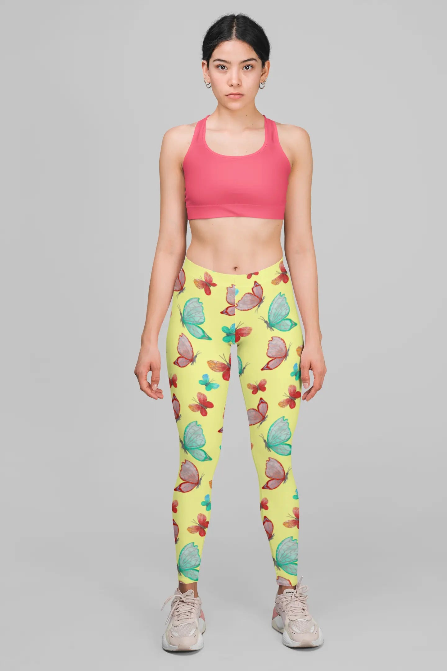 AOP Women Radiant Butterflies Leggings Whozbrand