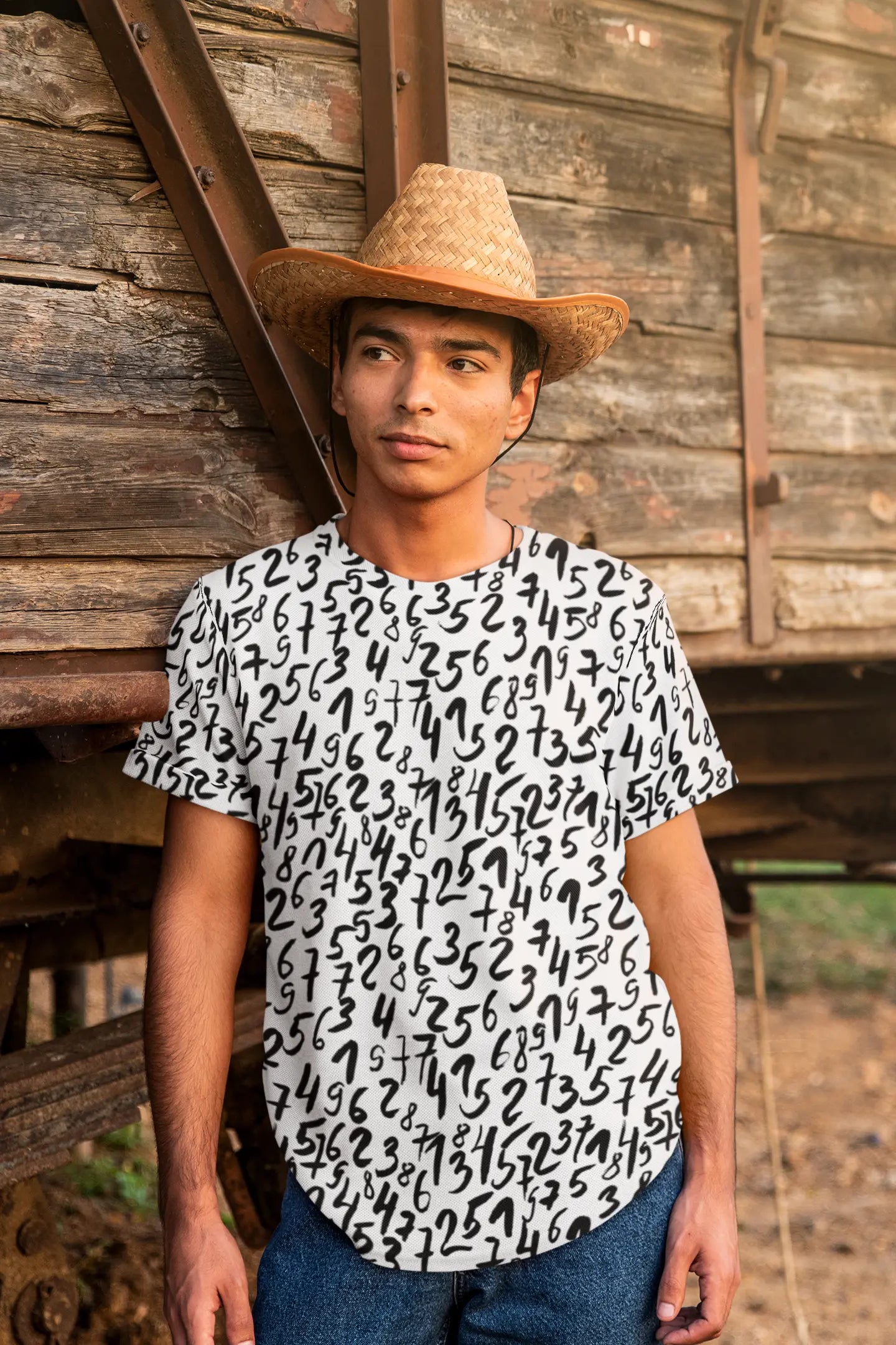 AOP Men Timeless Elegance Oversized Tshirt Whozbrand