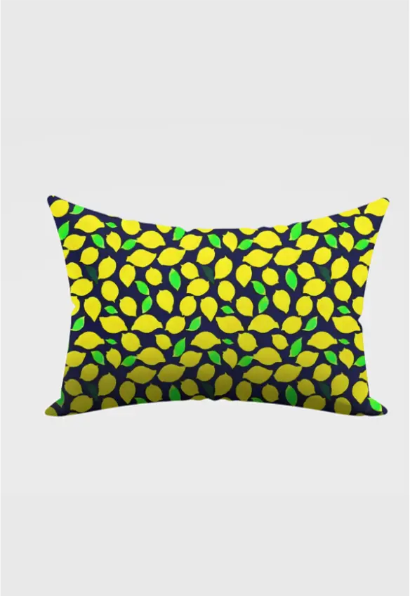 AOP Accessories Leafy Comfort Pillow Cover Whozbrand