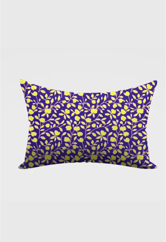 AOP Accessories FloralFusion Pillow Cover Whozbrand