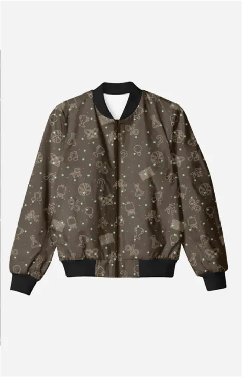 AOP Men Flyer Force Bomber Jacket