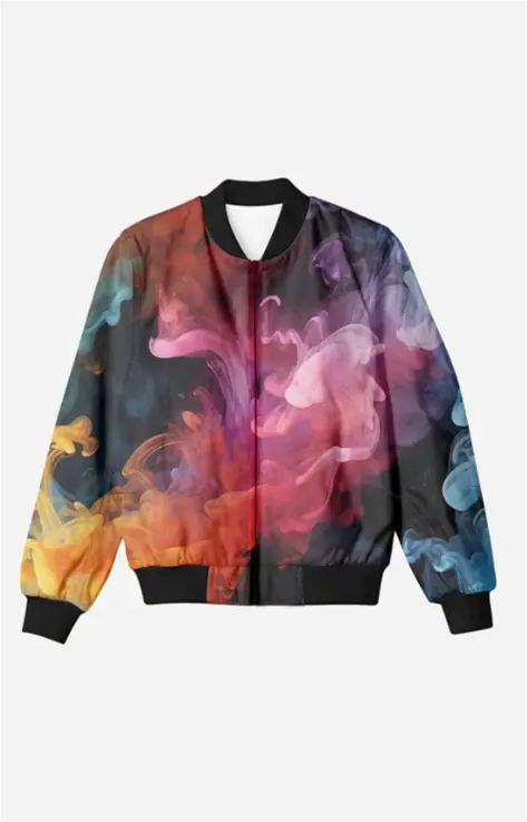 AOP Men SpectrumSplash Bomber Jacket
