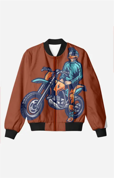 AOP Men Street Stunner Bomber Jacket