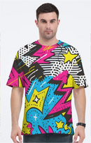 AOP Men TrendyMix Oversized Tshirt Whozbrand