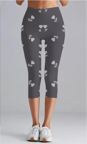 Women Capri High Waist Leggings