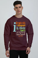 Non AOP Men Mom's Guard Oversized Sweatshirt Whozbrand