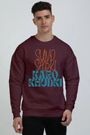 Non AOP Men SelfMade Oversized Sweatshirt Whozbrand