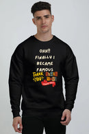 Non AOP Men GratitudeBlend Oversized Sweatshirt Whozbrand