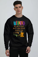Non AOP Men ChaiBlend Oversized Sweatshirt Whozbrand