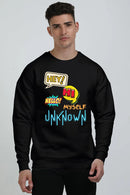 Non AOP Men EchoChatter Oversized Sweatshirt Whozbrand