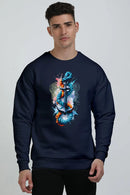 Non AOP Men VividBlend Oversized Sweatshirt Whozbrand