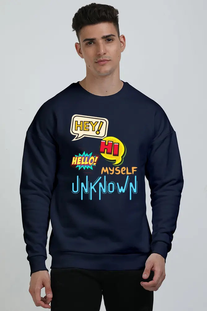 Men EchoChatter Oversized Sweatshirt