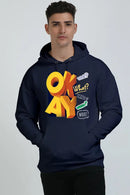 Non AOP Men Mystery Oversized Hooded Sweatshirt Whozbrand