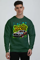 Non AOP Men AdventureBuddy Oversized Sweatshirt Whozbrand