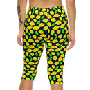 AOP Women Citrus Twist Capri Leggings Whozbrand