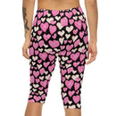 AOP Women CozyHearts Capri Leggings Whozbrand