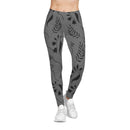 AOP Women Monochrome Chic Leggings Whozbrand