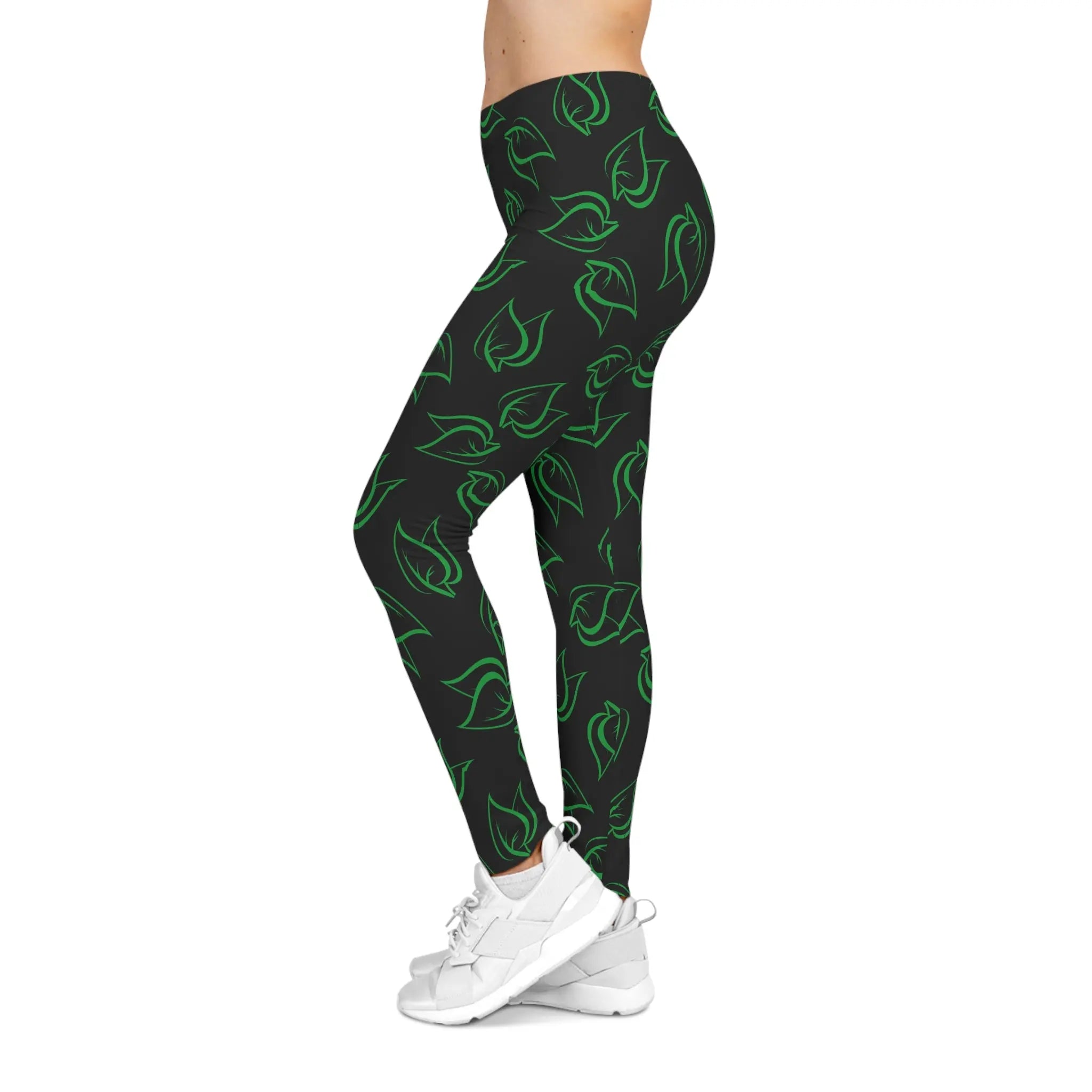 Printed High Waist Leggings Whozbrand