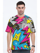 AOP Men TrendyMix Oversized Tshirt Whozbrand