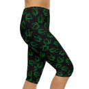 AOP Women VerdantLeaf Capri Leggings Whozbrand