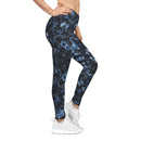 AOP Women Flower Artwork Leggings Whozbrand