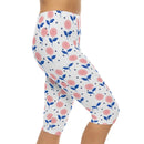 AOP Women PetalCharm Capri Leggings Whozbrand