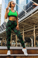 Printed High Waist Leggings Whozbrand