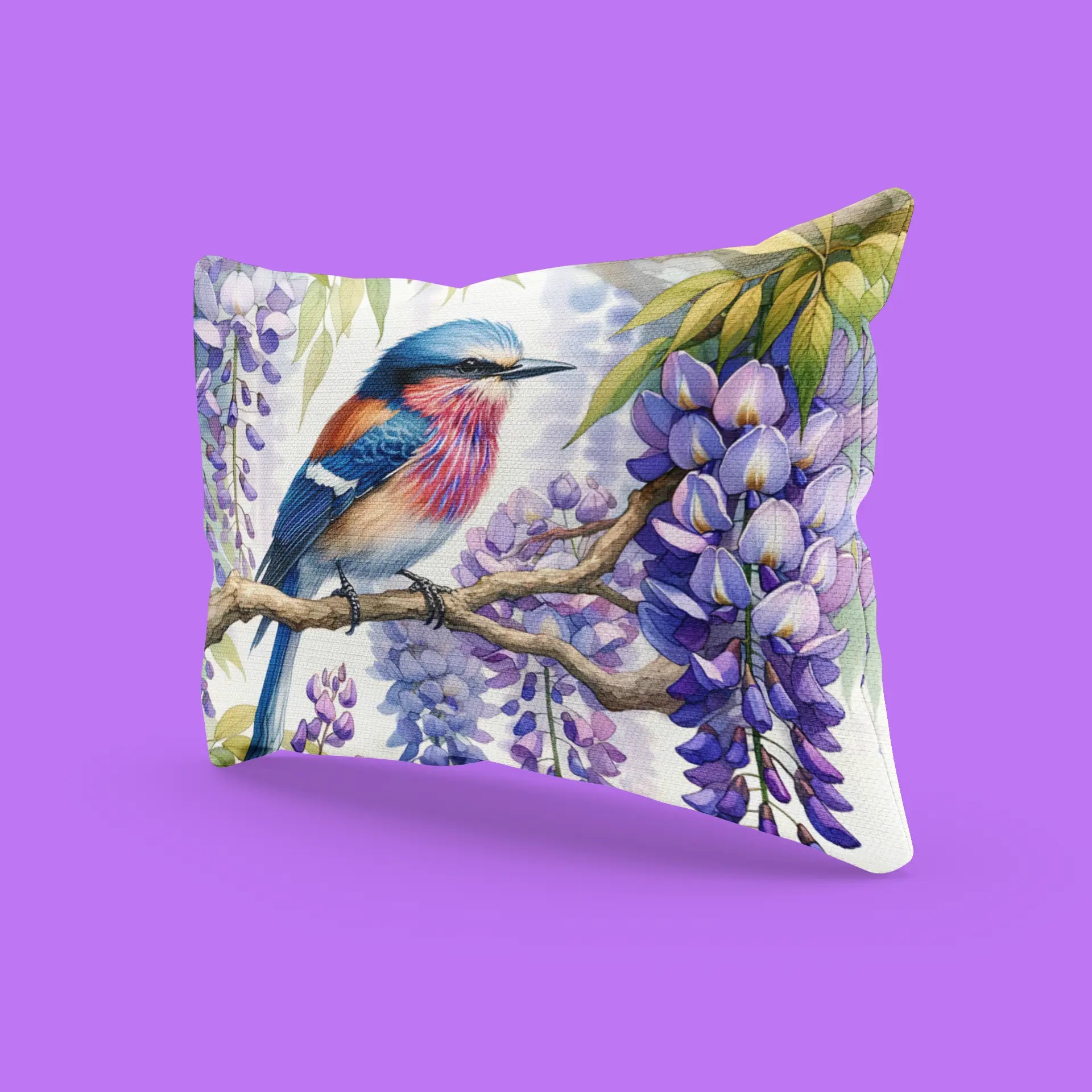 AOP Accessories Blossom Bird Pillow Cover