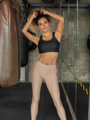 SculptFlex Ankle Leggings - Stone Gold Whozbrand