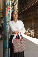 AOP Accessories Scarlet Garden Tote Bag Zipper Whozbrand