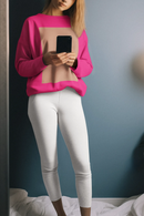 PowerFlex Ankle Leggings - White Whozbrand