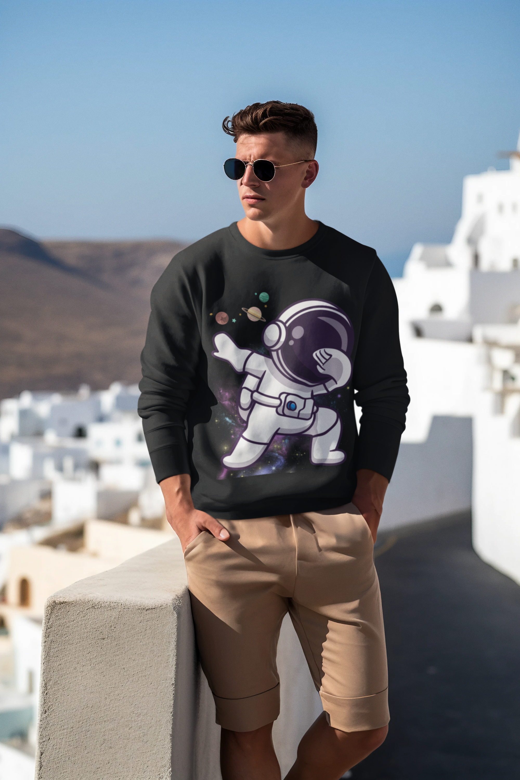 Men AstroVoyage Oversized Sweatshirt