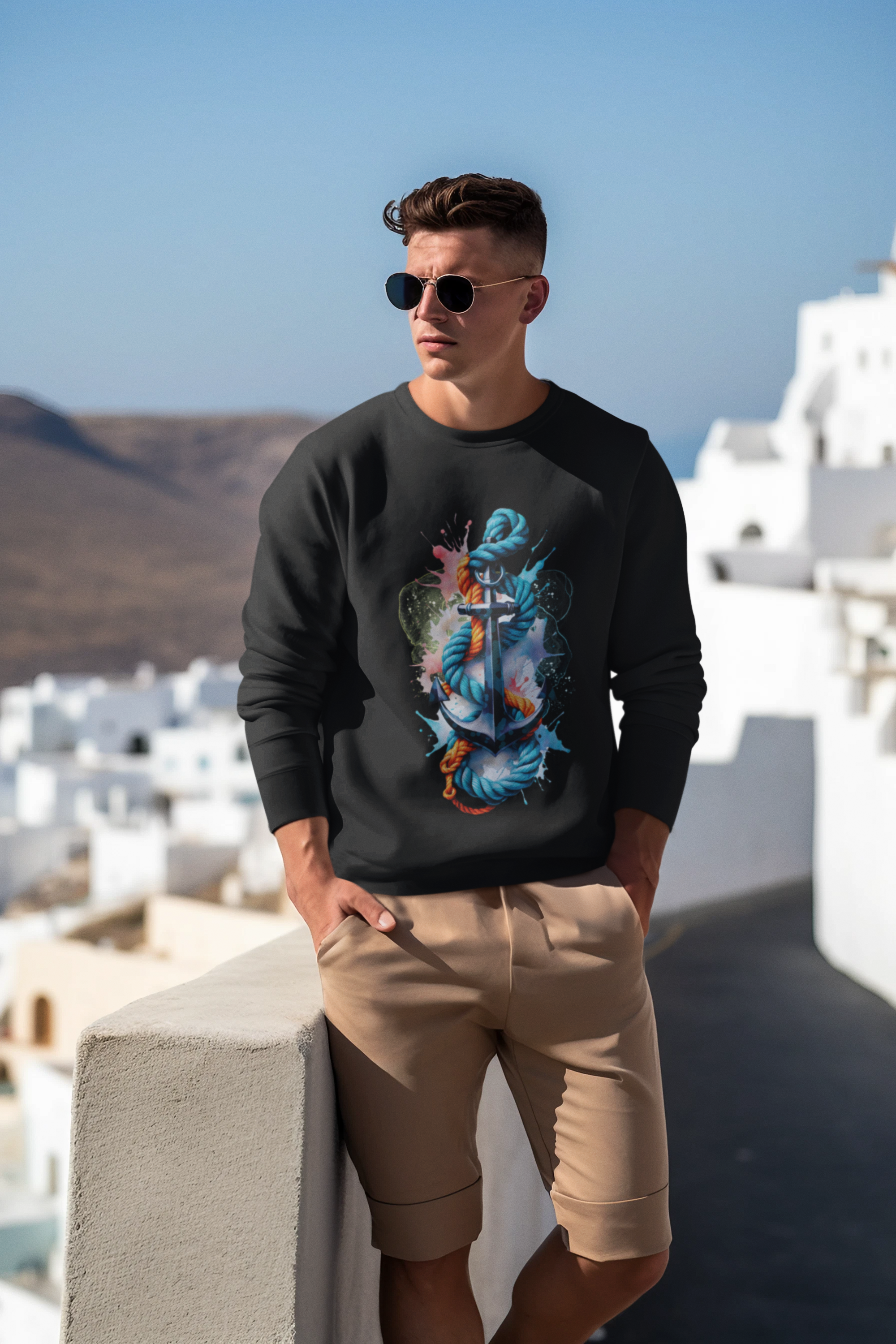 Men VividBlend Oversized Sweatshirt