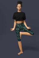 Printed Capri Leggings Whozbrand