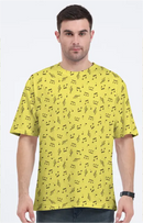 AOP Men Melodic Oversized Tshirt Whozbrand