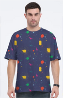 AOP Men PaintStreaks Oversized Tshirt Whozbrand