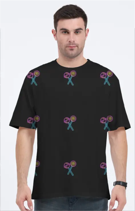 AOP Men ColorPop Oversized Tshirt