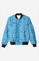 AOP Men Inked Sky Bomber Jacket Whozbrand