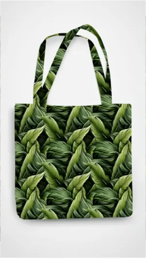 AOP Accessories Nature's Embrace Tote Bag Zipper Whozbrand