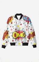 AOP Men PopArt Bomber Jacket Whozbrand
